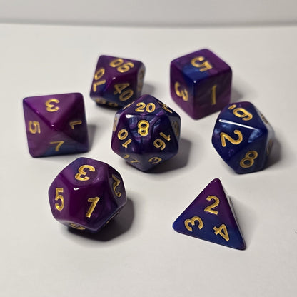 Alacakaranlık Kehaneti Zar Seti – DND, RPG Dice Seti