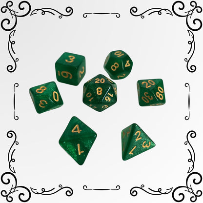 Emerald Grove FRP Zar Seti – DND, RPG Dice Set