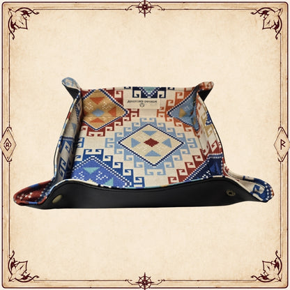 Etnik Dice Tray-Zar Tepsisi