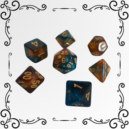 Sunken Treasure FRP Zar Seti – DND, RPG Dice Set