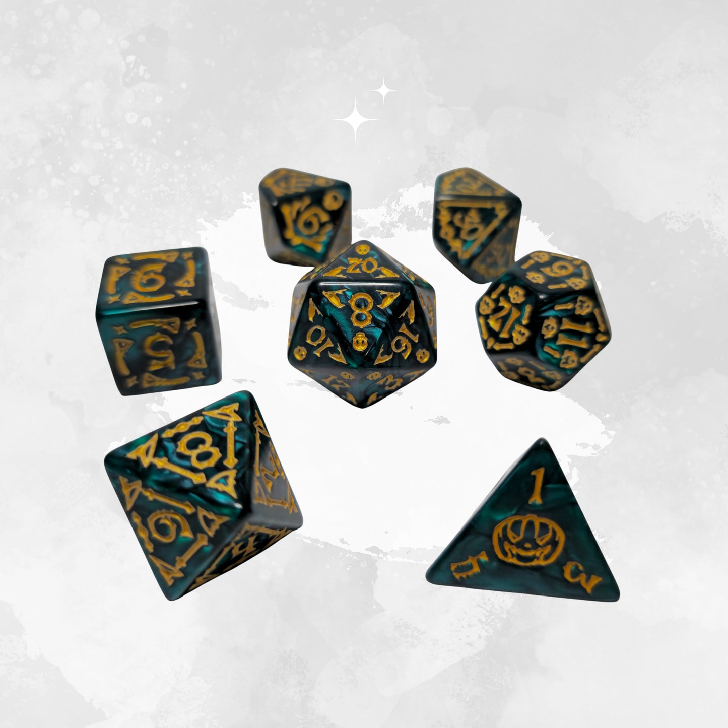 Witch Garden Frp Dice Set -  FRP/RPG Zar Seti