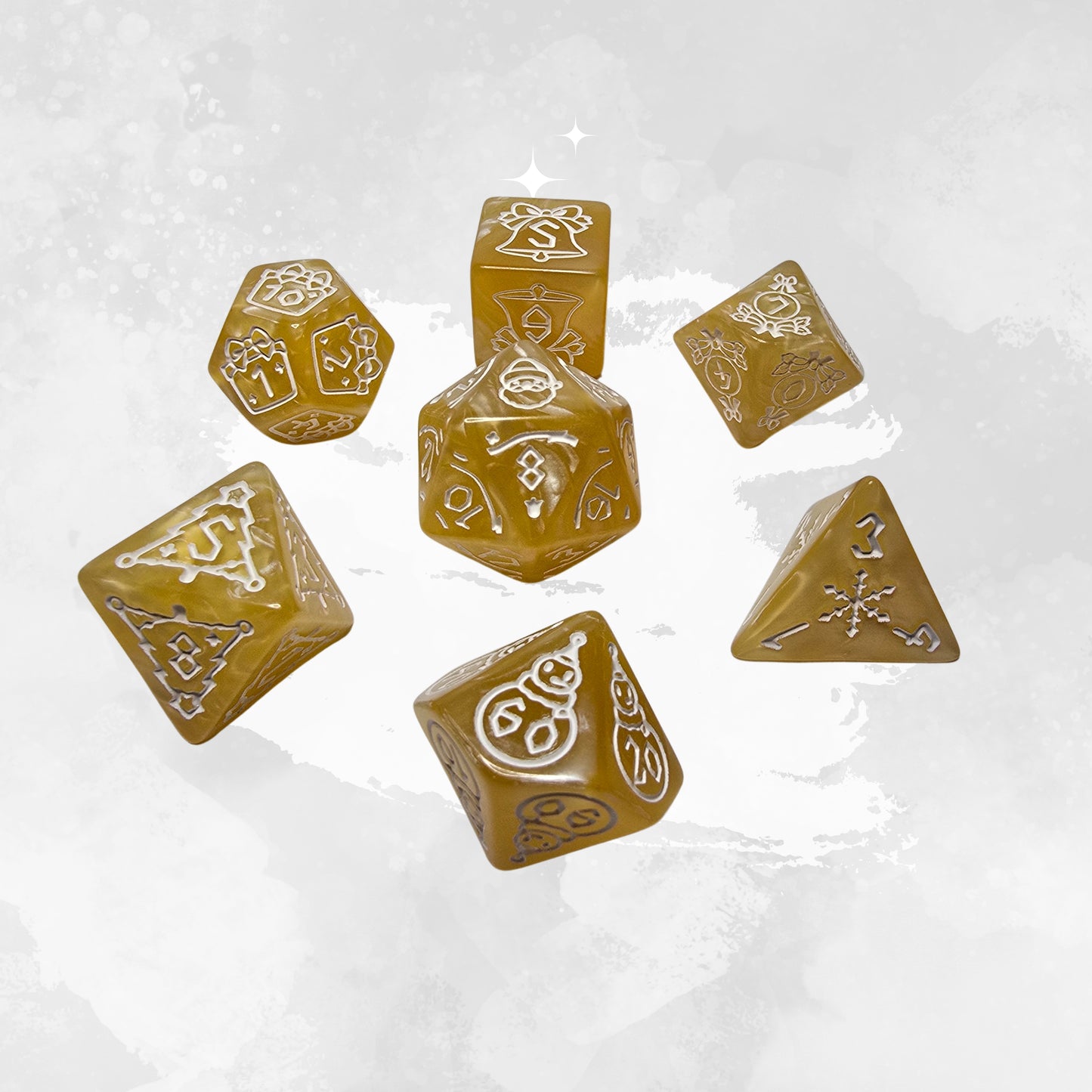 Winter Candy Zar Seti – DND, RPG Dice Set