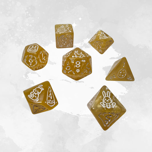 Honey Bunny Zar Seti – DND, RPG Dice Set