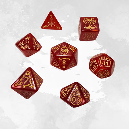Merry Christmas Frp Zar Seti – DND, RPG Dice Set