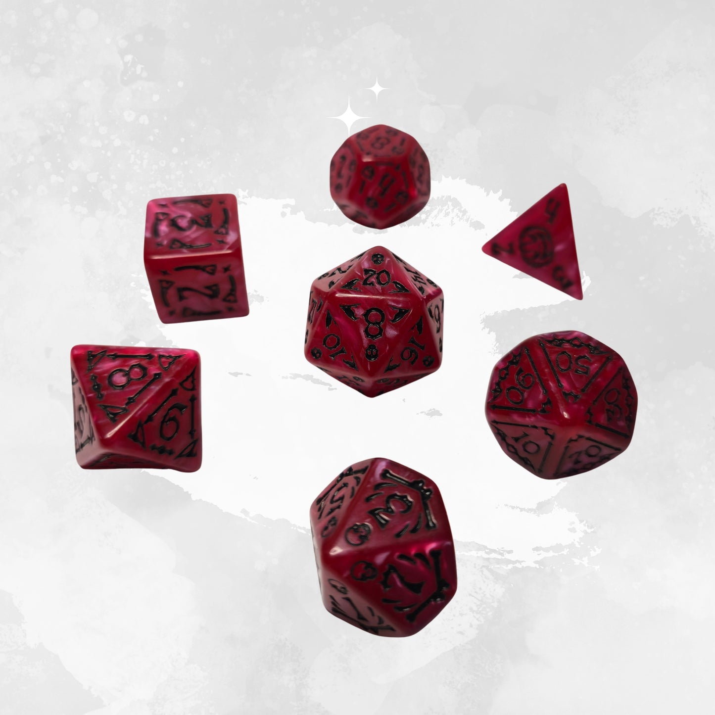 Night Harvest Zar Seti - DND, RPG Dice Set