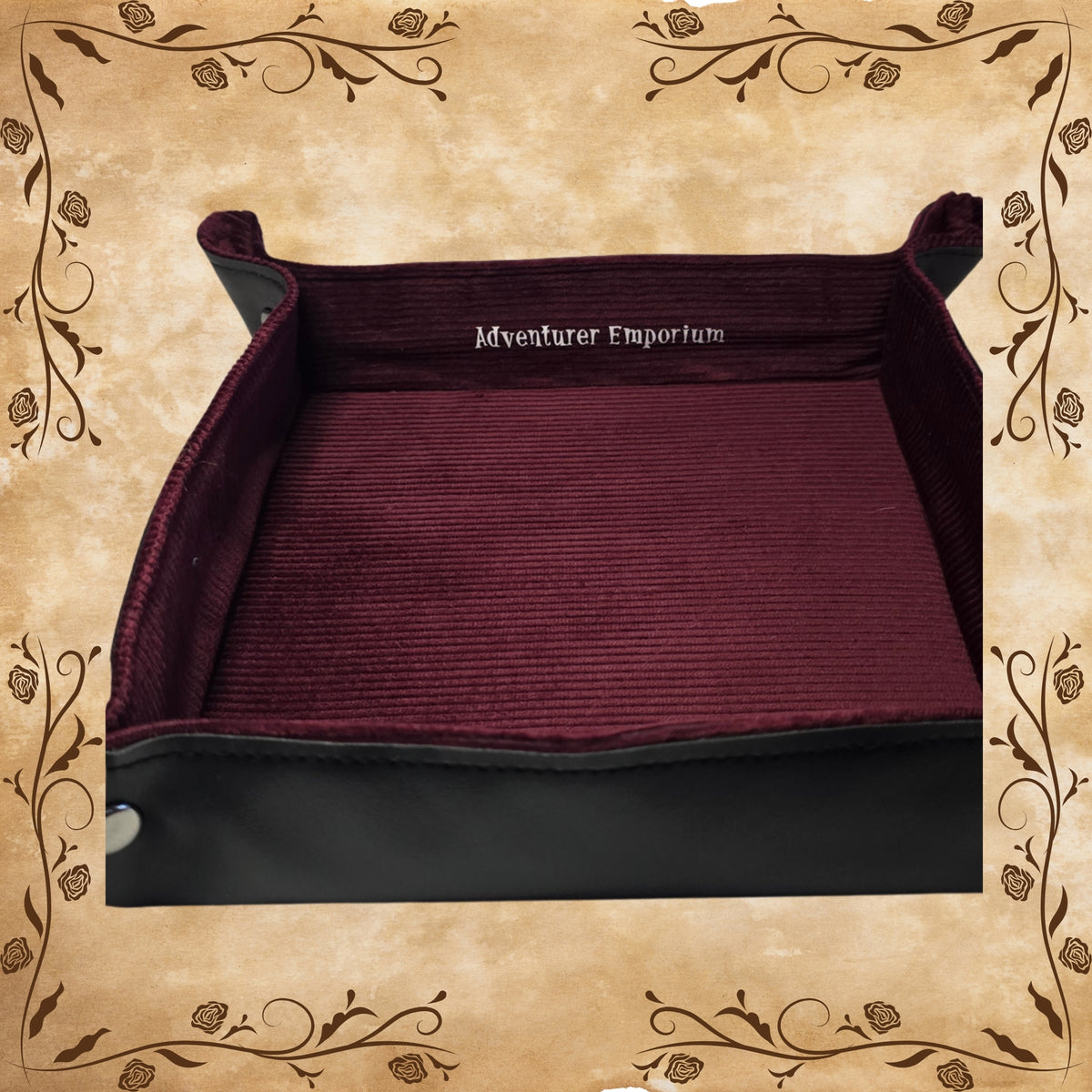 Crimson Arcana Dice Tray – Zar Tepsisi