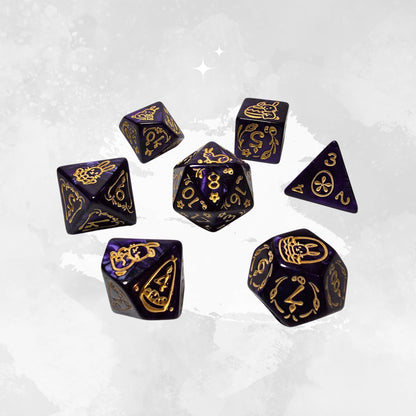Twilight Hare Frp Zar Seti - DND, RPG Dice Set