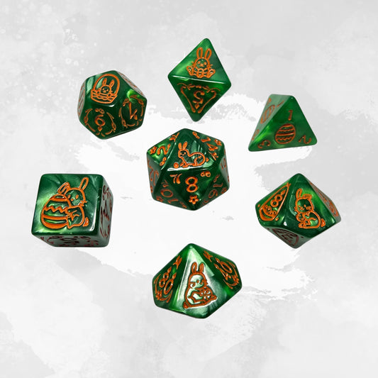 Feywood Bunny Zar Seti – DND, RPG Dice Set