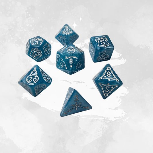 Winter Frp Zar Seti – DND, RPG Dice Set