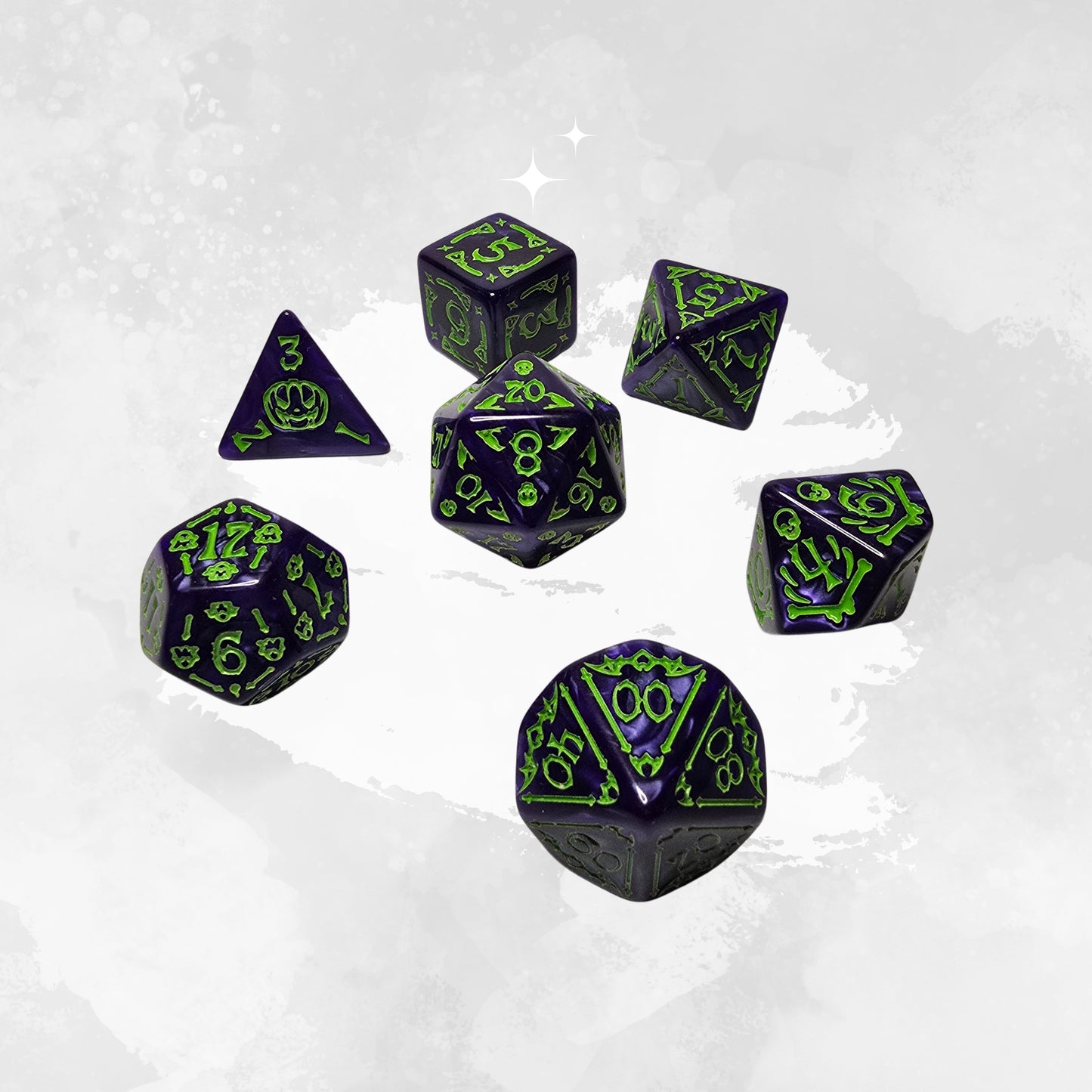 Beetlejuice Zar Seti – DND, RPG Dice Set