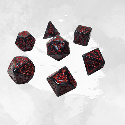 Blood Harvest Zar Seti - DND, RPG Dice Set