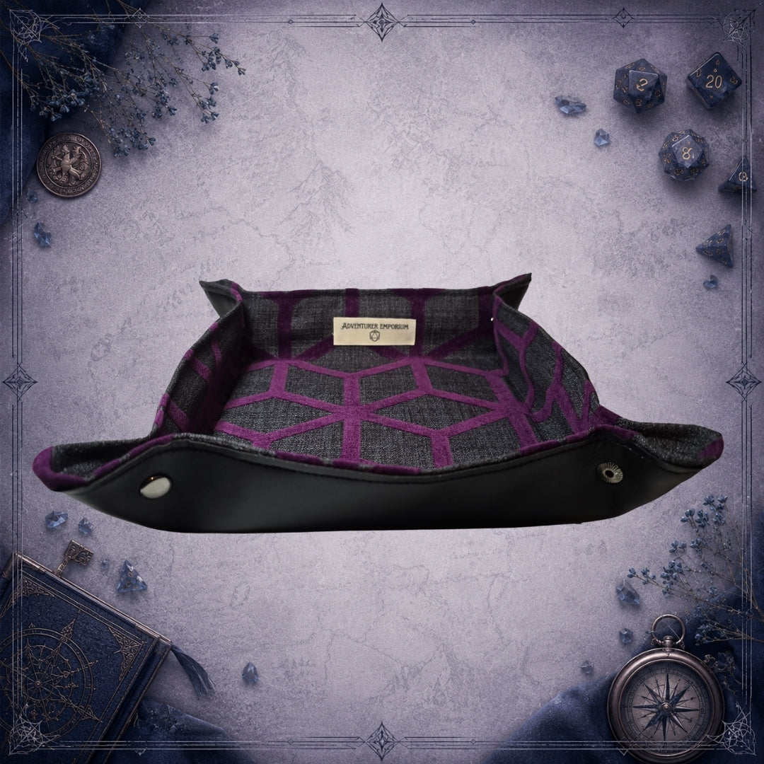 Dice Tray – Mor Geometrik
