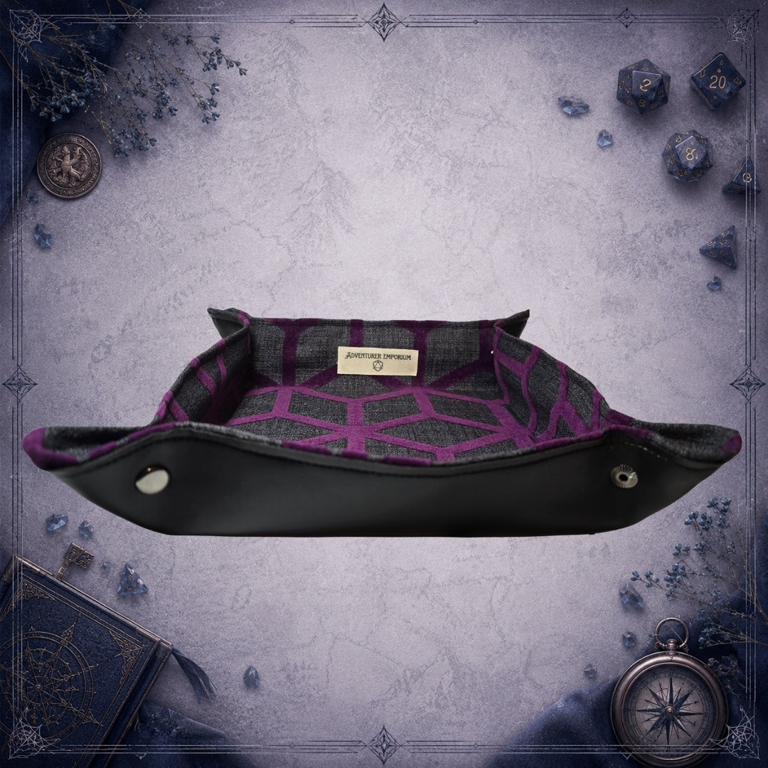 Dice Tray – Mor Geometrik