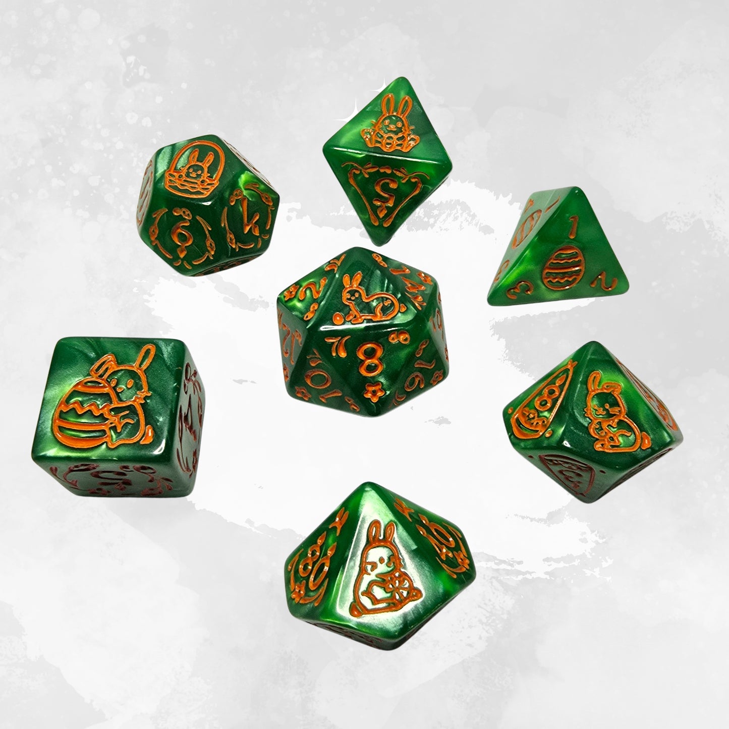 Feywood Bunny Zar Seti – DND, RPG Dice Set