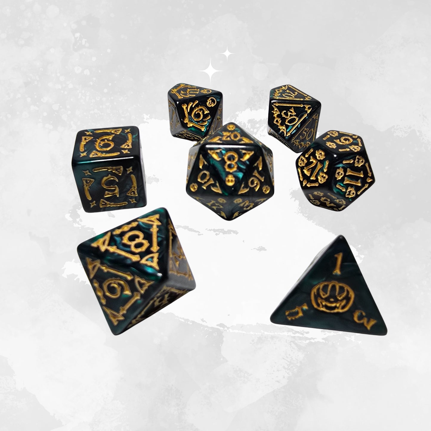 Witch Garden Frp Dice Set -  FRP/RPG Zar Seti