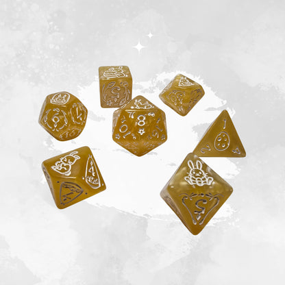Honey Bunny Zar Seti – DND, RPG Dice Set