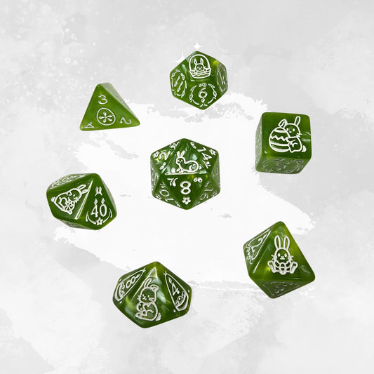 Meadow Bunny Frp Zar Seti - DND, RPG Dice Set