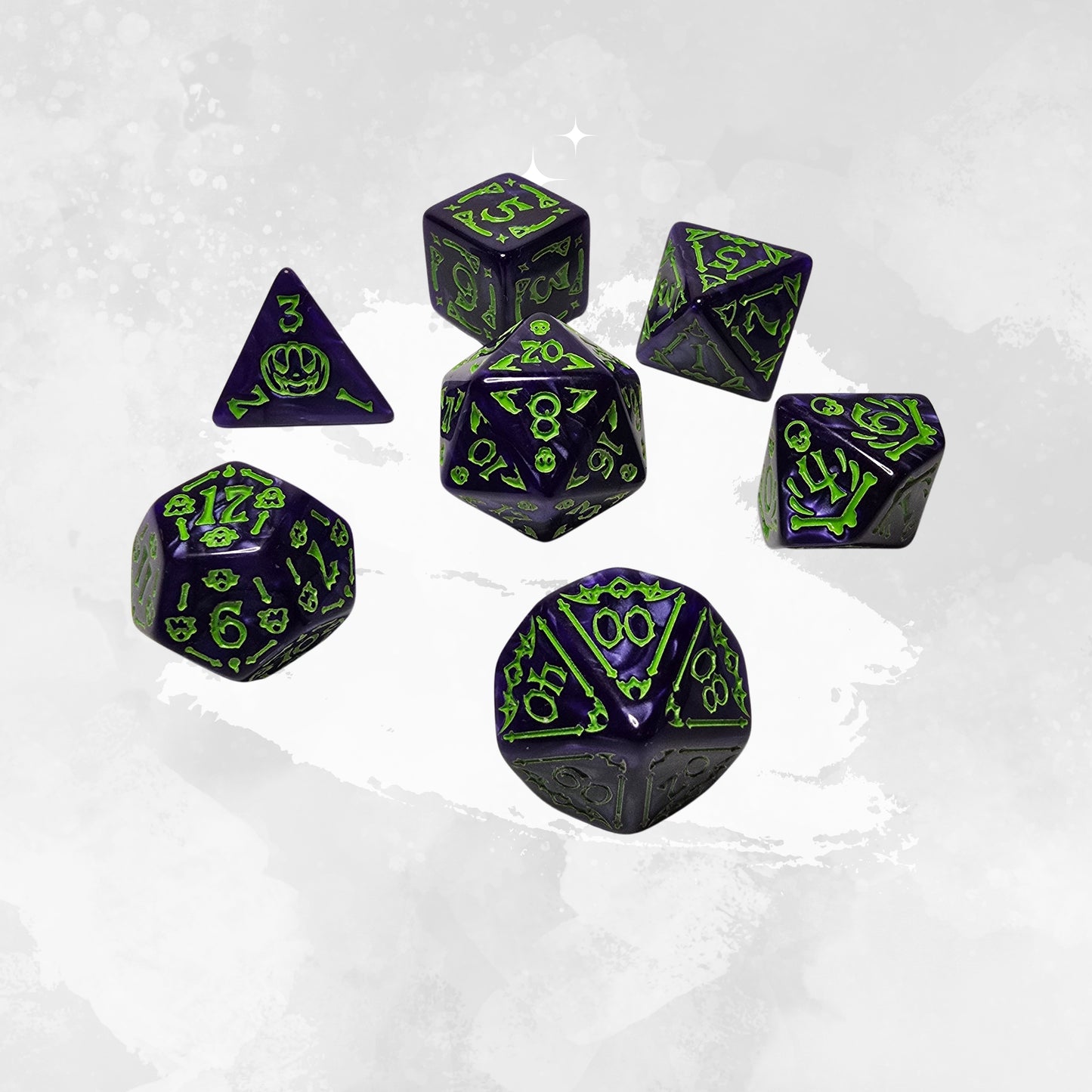 Beetlejuice Zar Seti – DND, RPG Dice Set