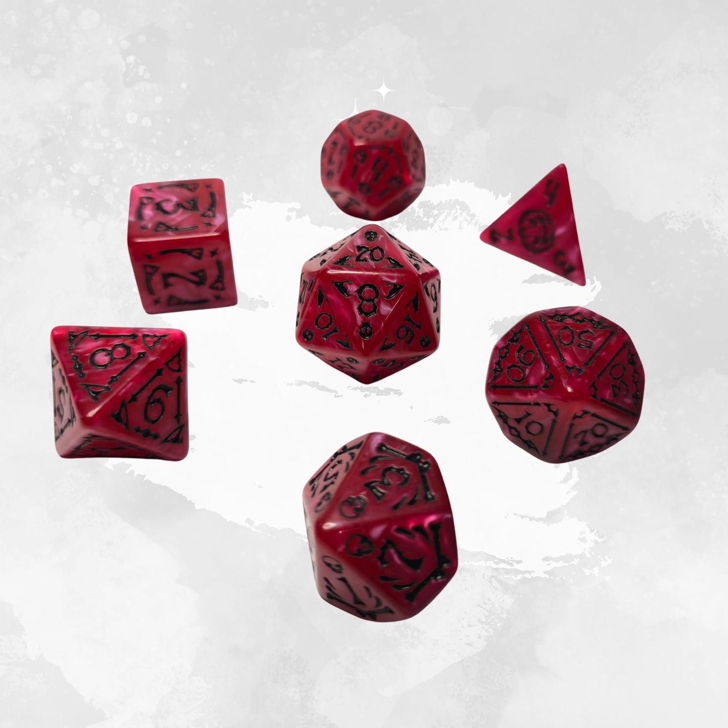 Night Harvest Zar Seti - DND, RPG Dice Set