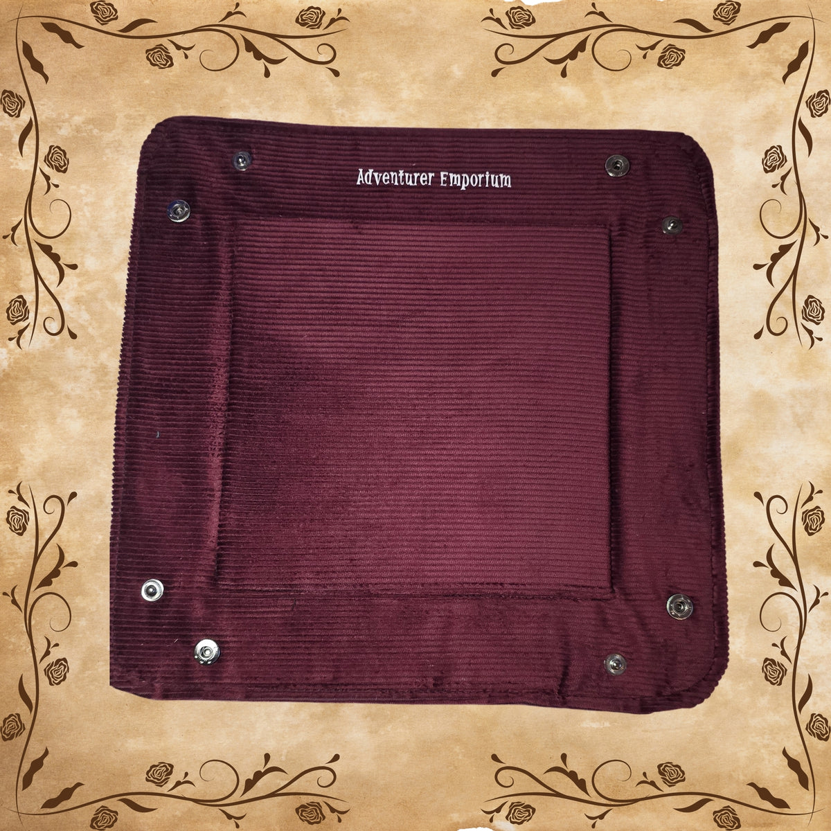 Crimson Arcana Dice Tray – Zar Tepsisi