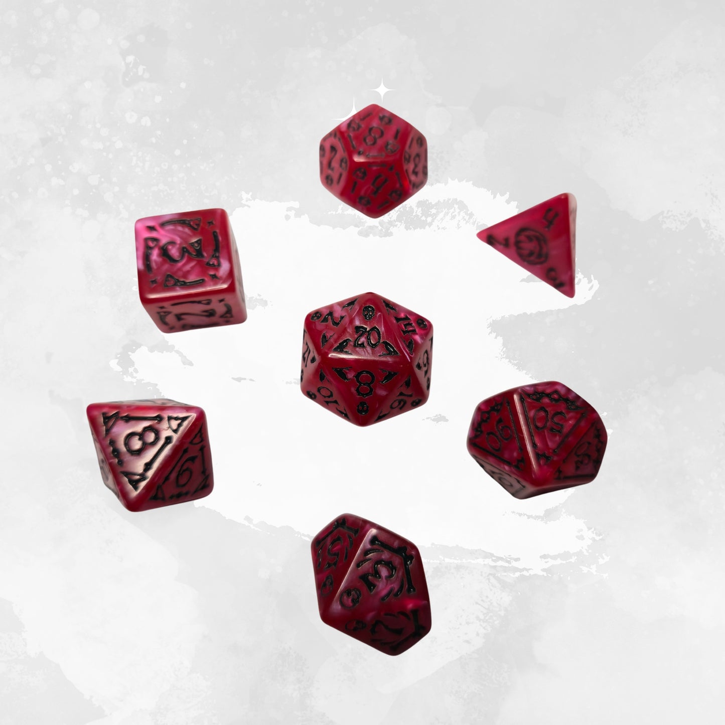 Night Harvest Zar Seti - DND, RPG Dice Set