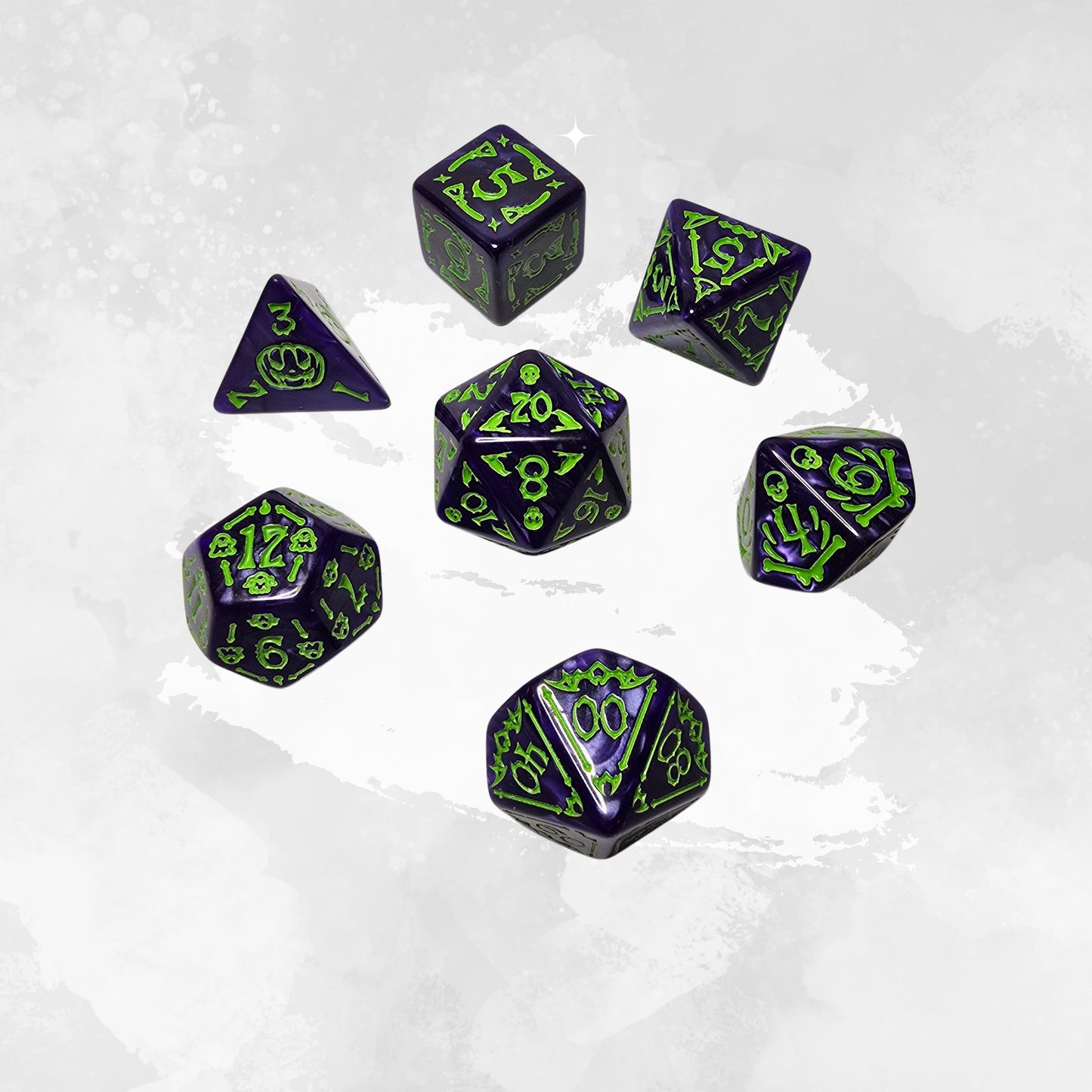 Beetlejuice Zar Seti – DND, RPG Dice Set