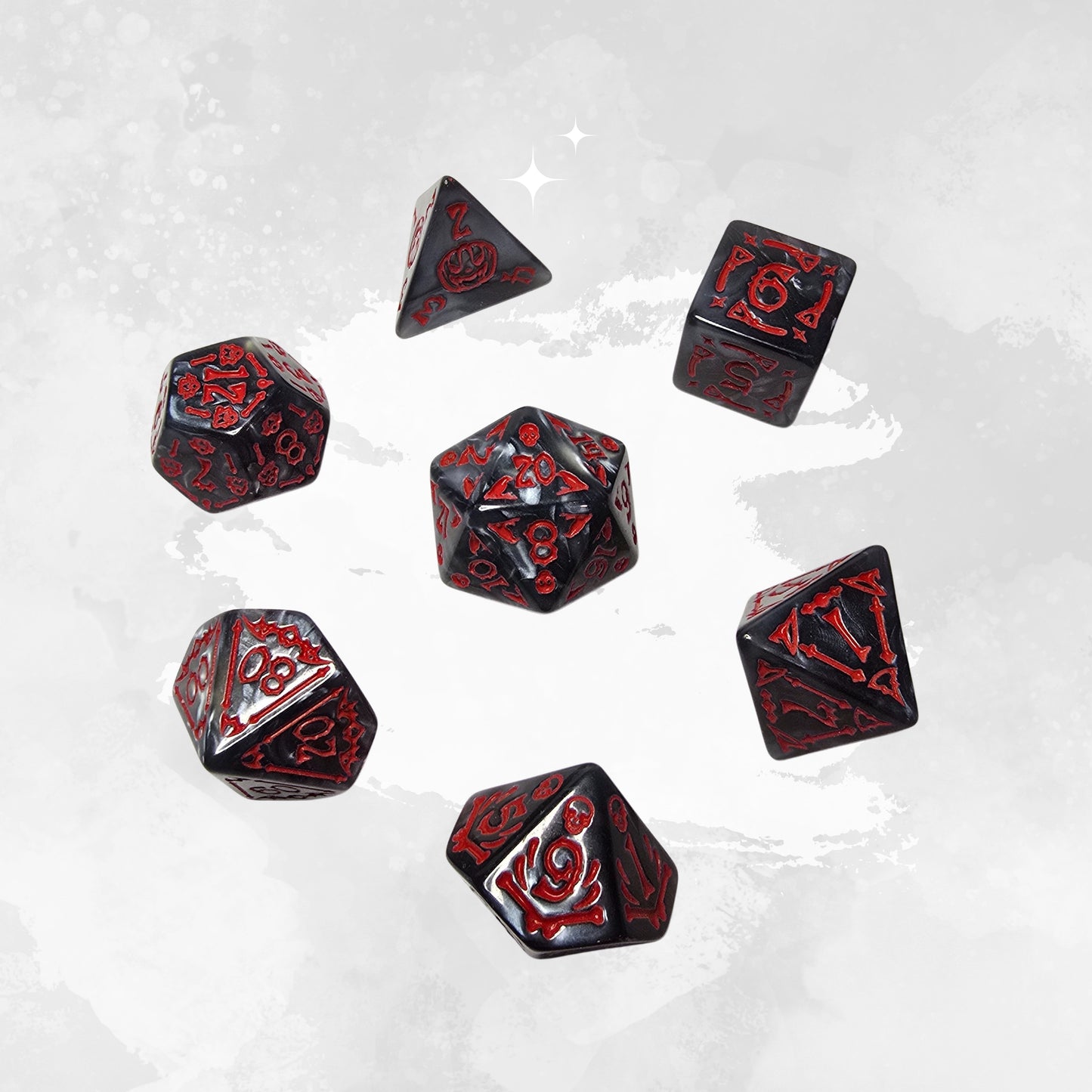 Blood Harvest Zar Seti - DND, RPG Dice Set