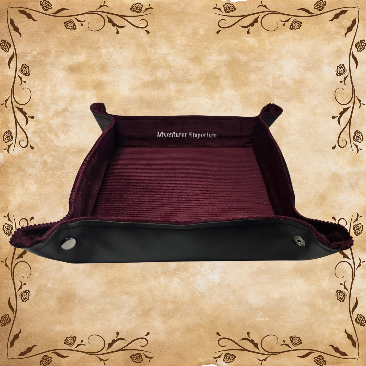 Crimson Arcana Dice Tray – Zar Tepsisi