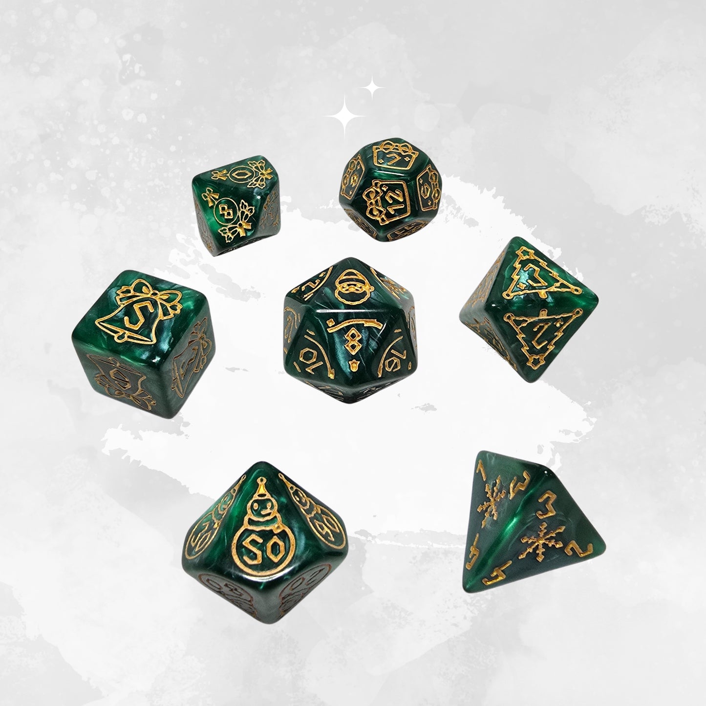 Winter Grove Frp Zar Seti – DND, RPG Dice Set