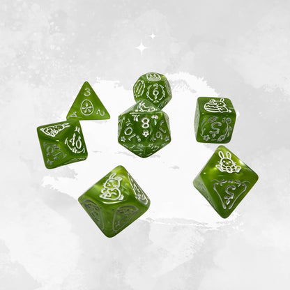 Meadow Bunny Frp Zar Seti - DND, RPG Dice Set