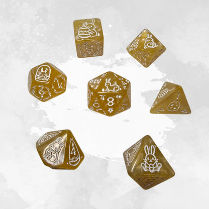 Honey Bunny Zar Seti – DND, RPG Dice Set
