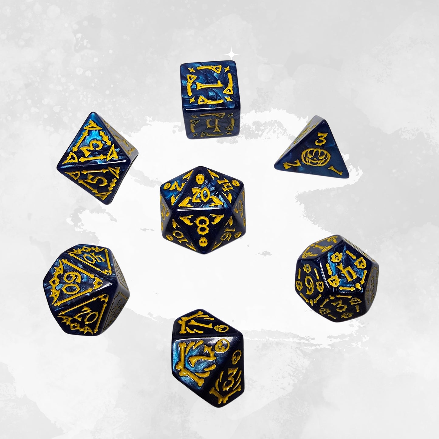 Imperial Starlight Zar Seti - DND, RPG Dice Set