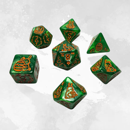 Feywood Bunny Zar Seti – DND, RPG Dice Set