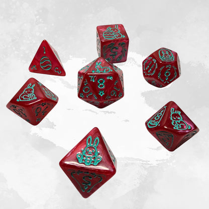 Bubble Bunny Frp Zar Seti – DND, RPG Dice Set