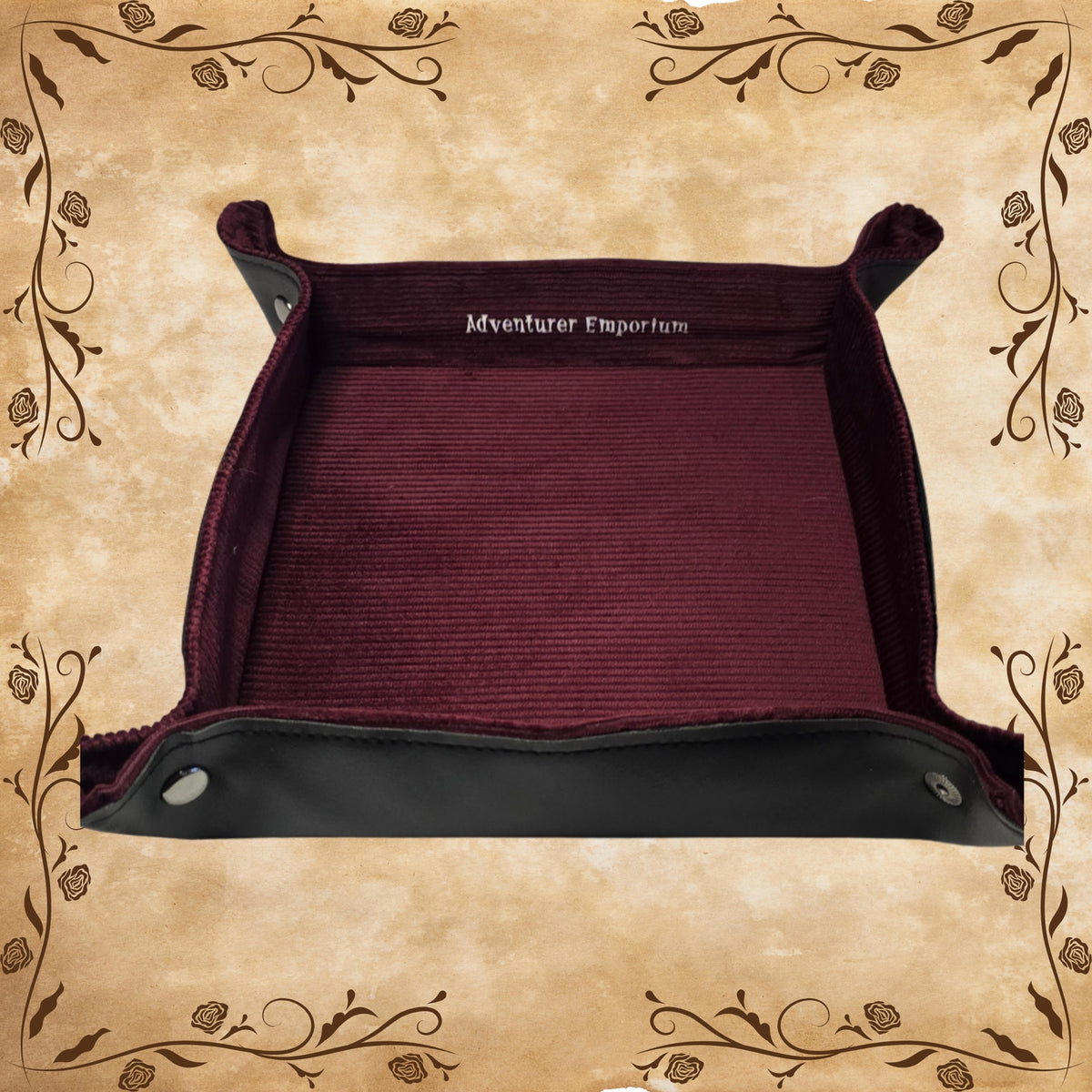 Crimson Arcana Dice Tray – Zar Tepsisi