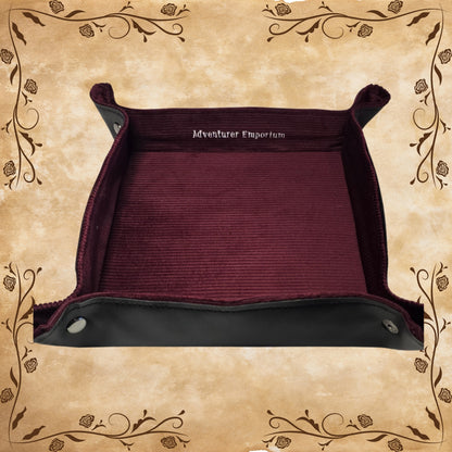 Crimson Arcana Dice Tray – Zar Tepsisi