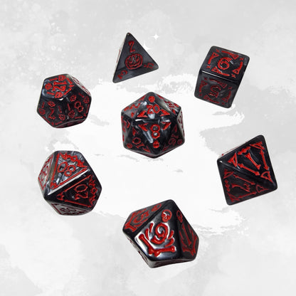 Blood Harvest Zar Seti - DND, RPG Dice Set