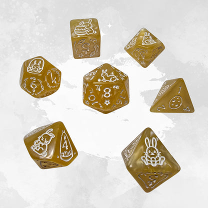 Honey Bunny Zar Seti – DND, RPG Dice Set