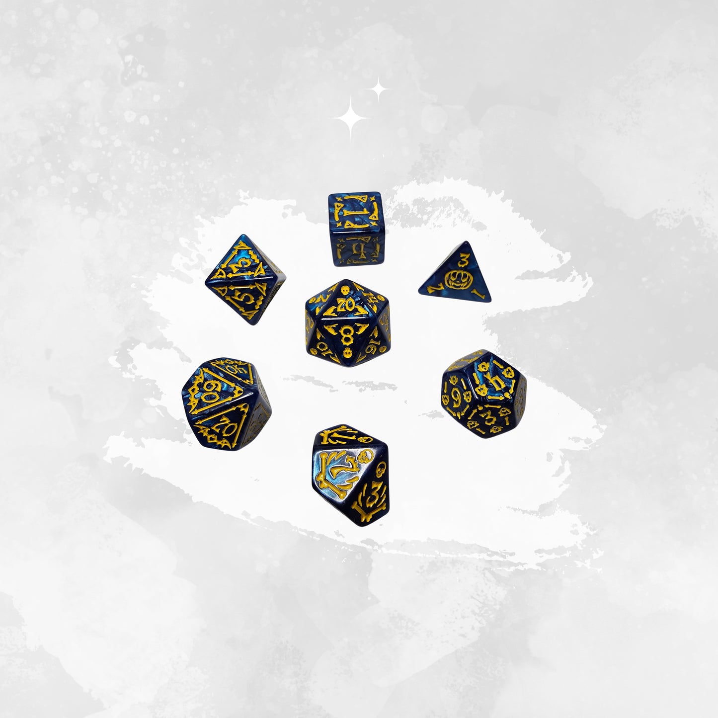 Imperial Starlight Zar Seti - DND, RPG Dice Set