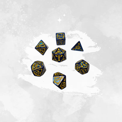 Imperial Starlight Zar Seti - DND, RPG Dice Set