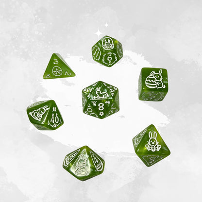 Meadow Bunny Frp Zar Seti - DND, RPG Dice Set