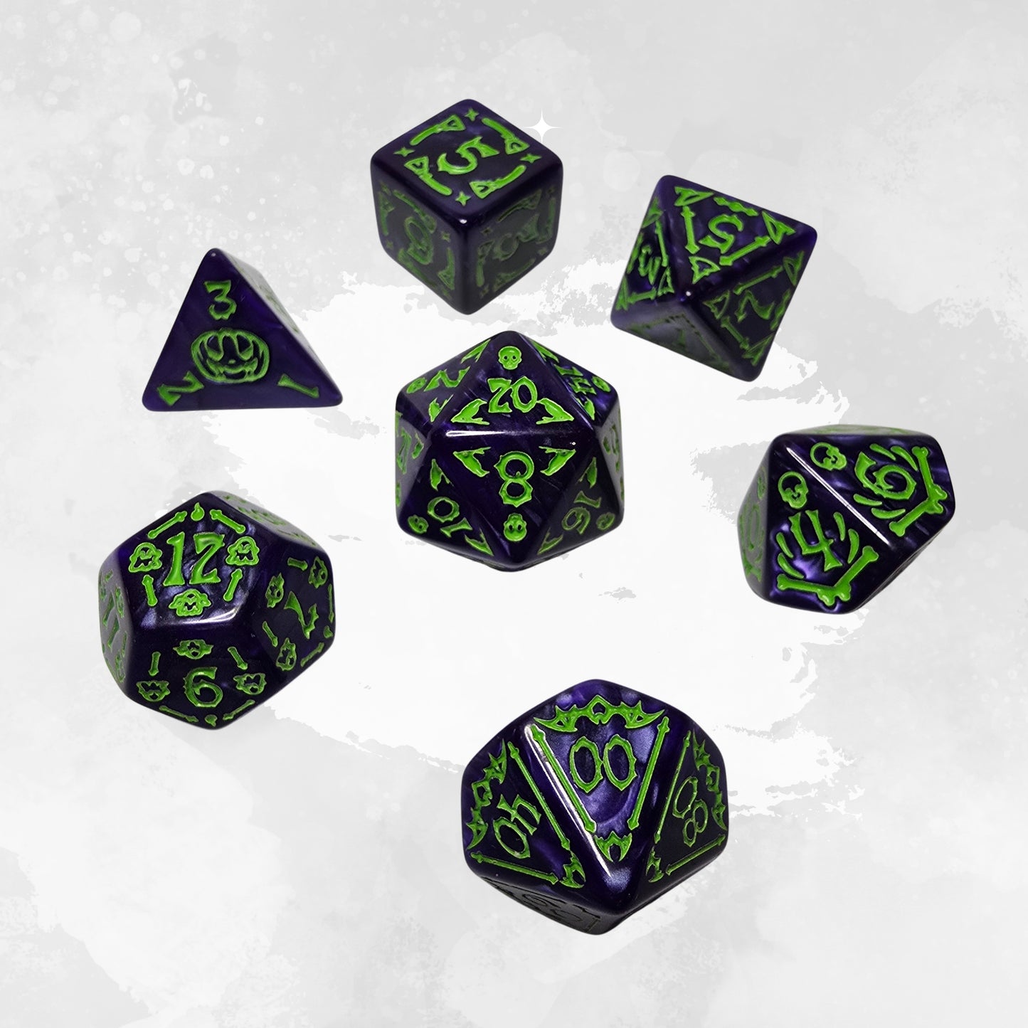 Beetlejuice Zar Seti – DND, RPG Dice Set