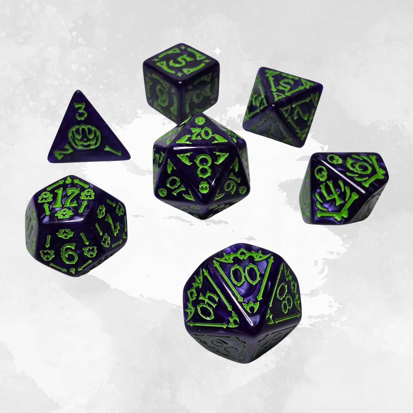 Beetlejuice Zar Seti – DND, RPG Dice Set