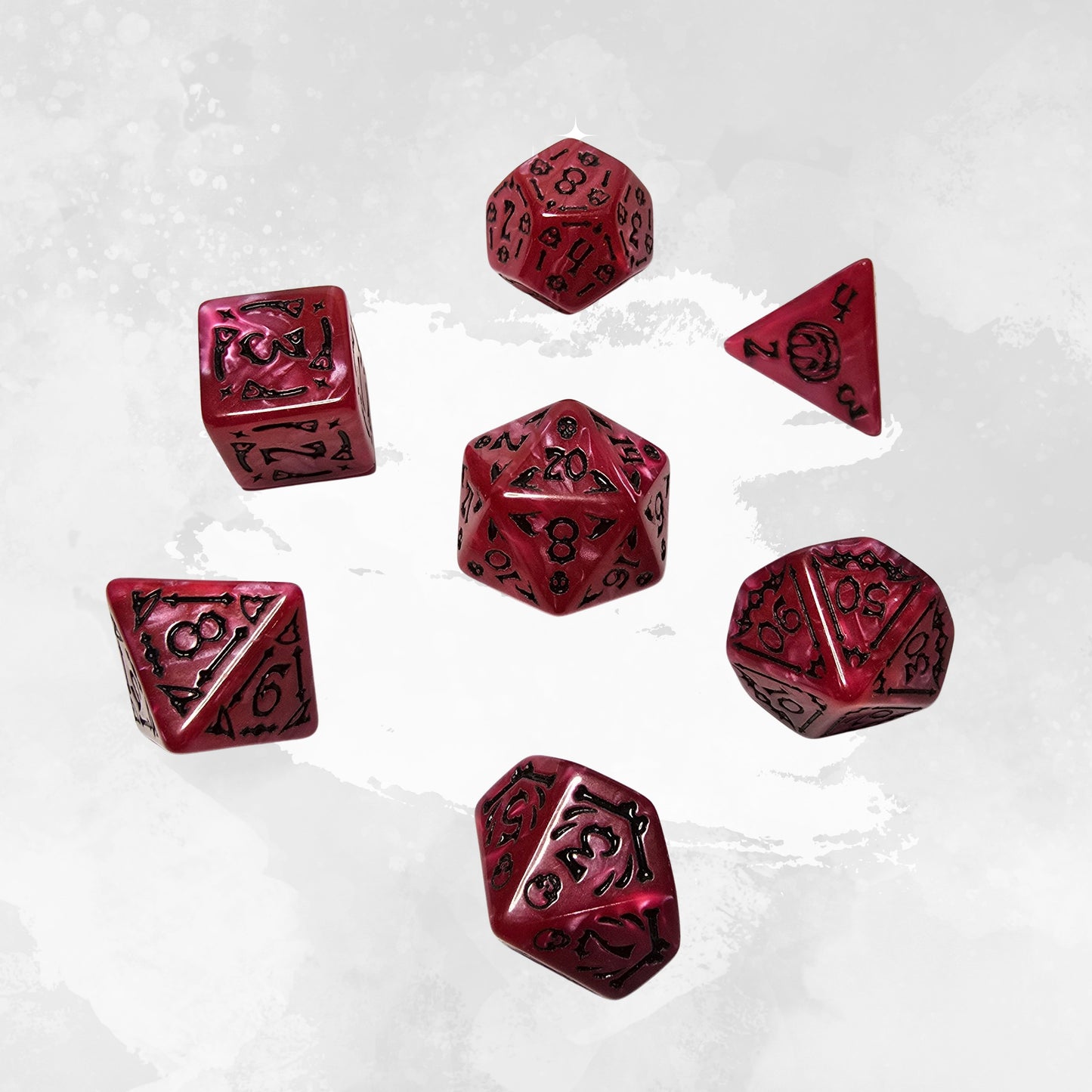 Night Harvest Zar Seti - DND, RPG Dice Set