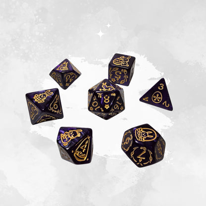 Twilight Hare Frp Zar Seti - DND, RPG Dice Set
