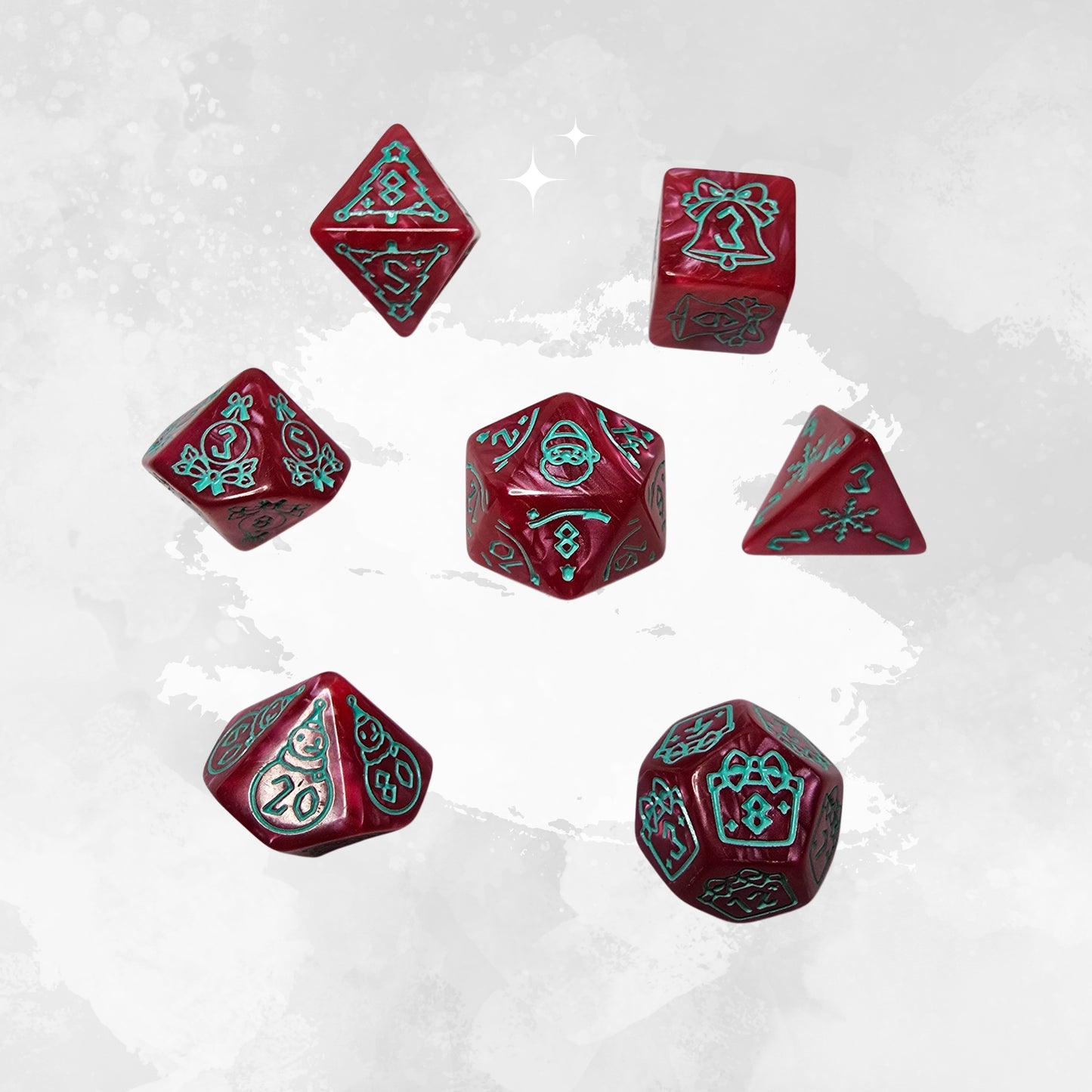 Jolly Berry Frp Zar Seti – DND, RPG Dice Set