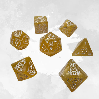 Honey Bunny Zar Seti – DND, RPG Dice Set