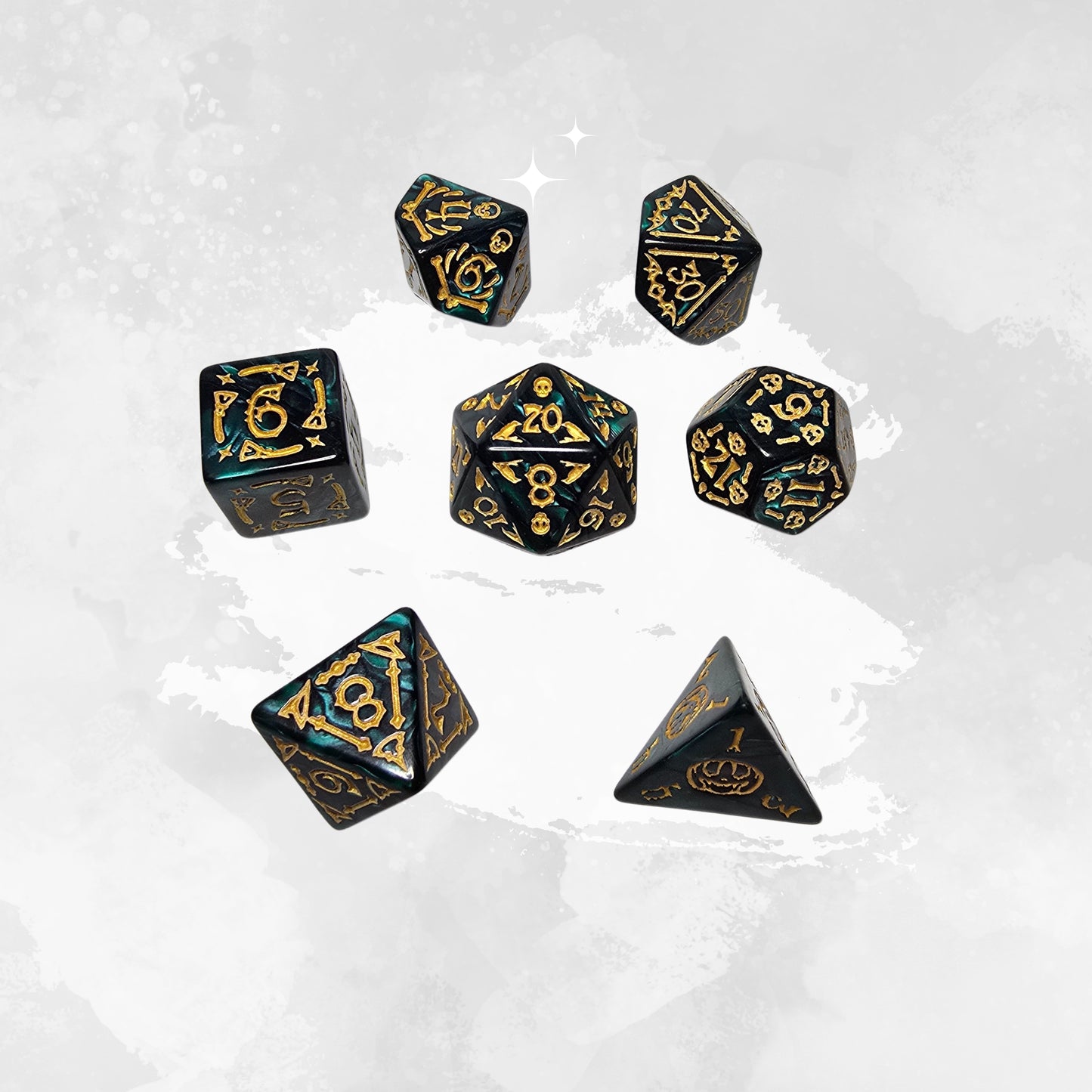 Witch Garden Frp Dice Set -  FRP/RPG Zar Seti
