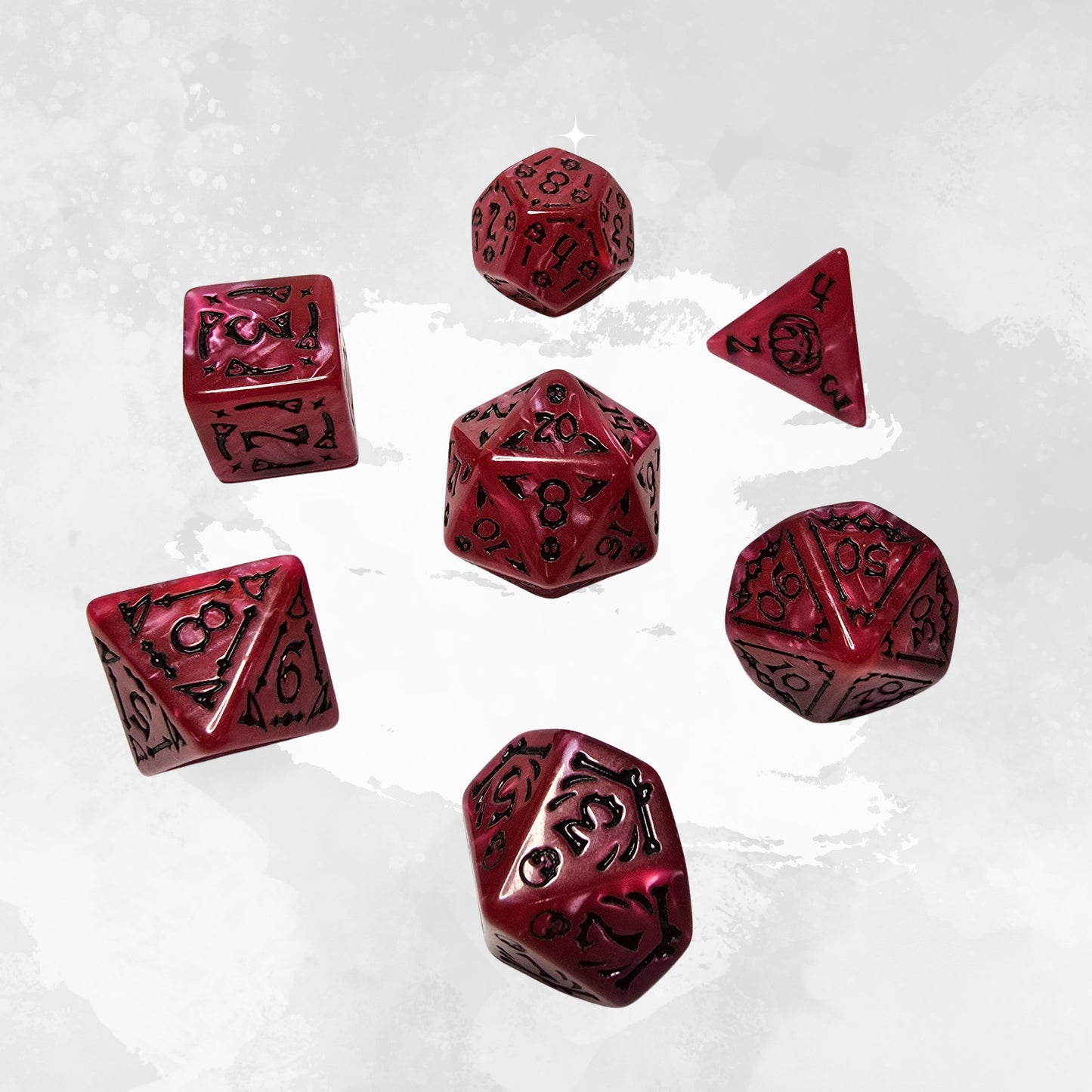 Night Harvest Zar Seti - DND, RPG Dice Set