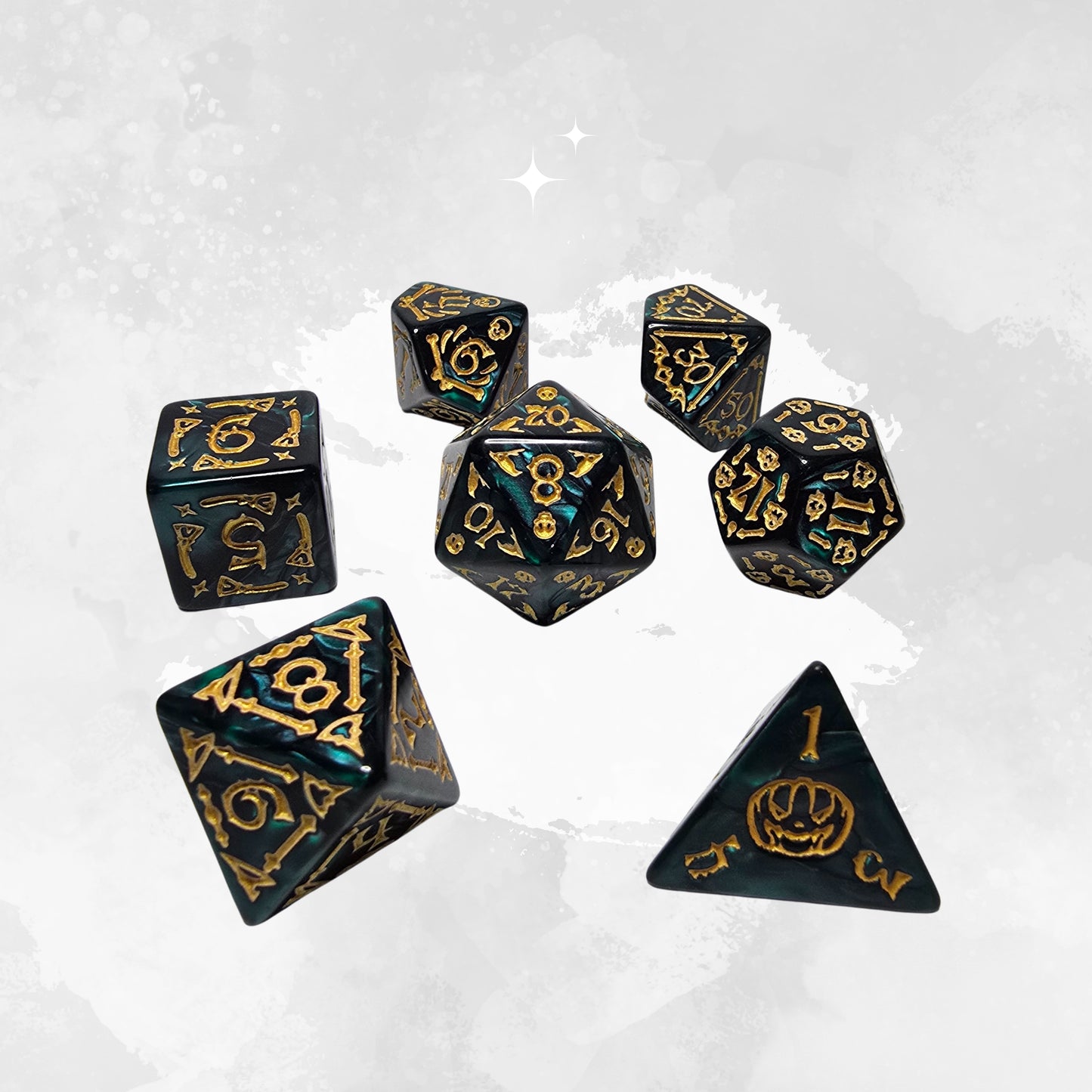 Witch Garden Frp Dice Set -  FRP/RPG Zar Seti